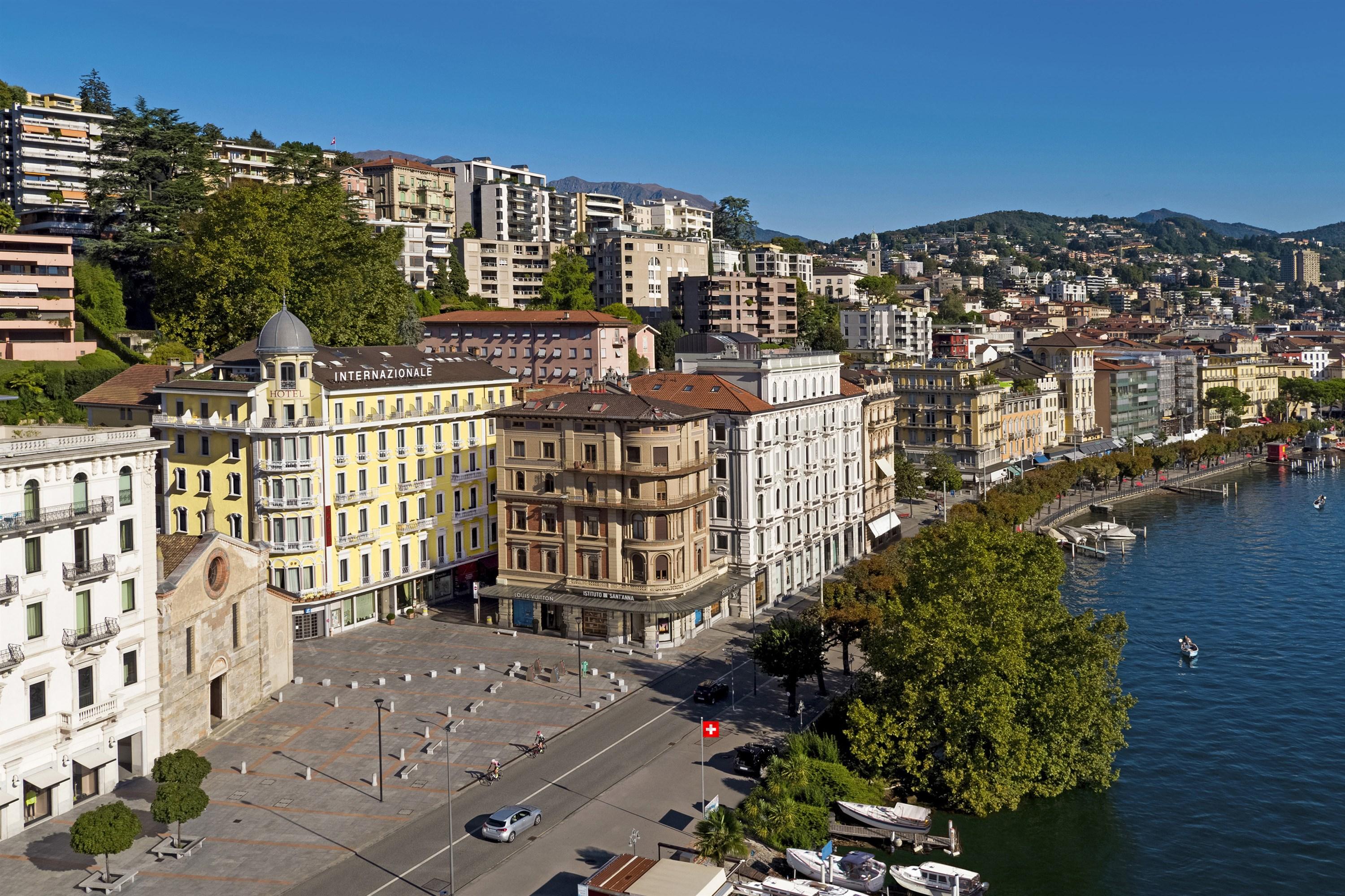 International Au Lac Historic Lakeside Hotel Lugano Exterior foto