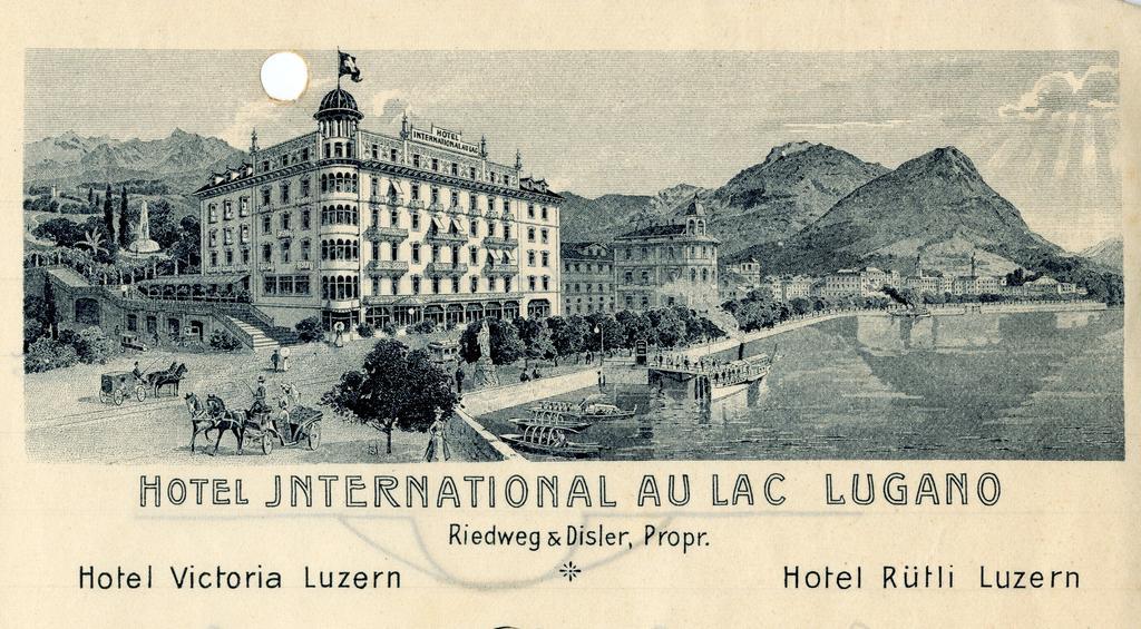 International Au Lac Historic Lakeside Hotel Lugano Exterior foto